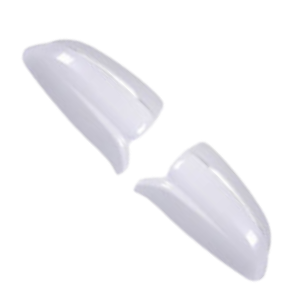 BMW Gloss White Exterior Rearview Mirror Cover Trim
